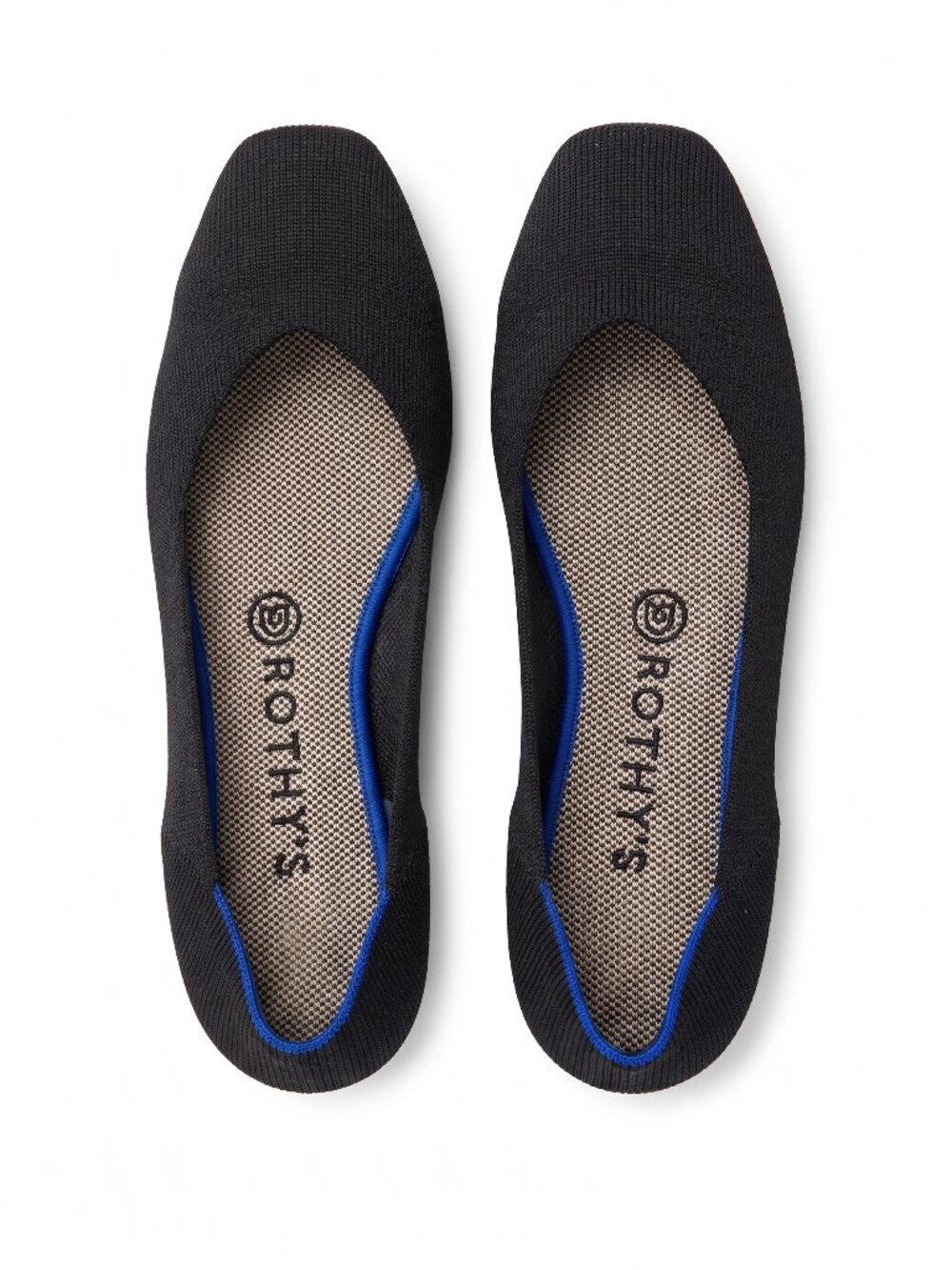 Rothy's Black Flats size 8.5